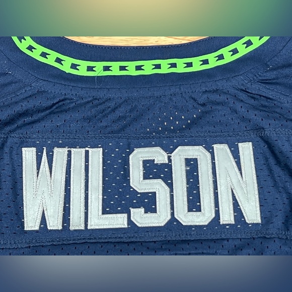 Russell Wilson Seattle Seahawks Signed Jersey 3 Nike Autograph NFL 44 Auto COA - Picture 6 of 16